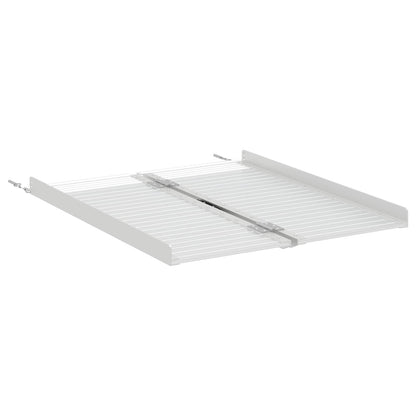 Rolstoelhelling Zilver 92 x 73,5 x 5 cm Aluminium