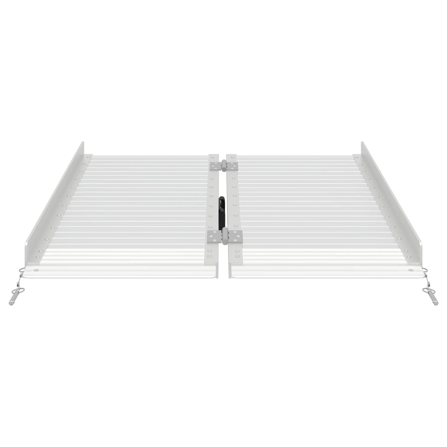 Rolstoelhelling Zilver 92 x 73,5 x 5 cm Aluminium