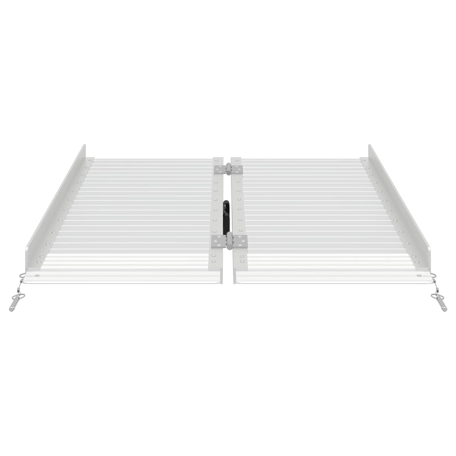 Rolstoelhelling Zilver 92 x 73,5 x 5 cm Aluminium