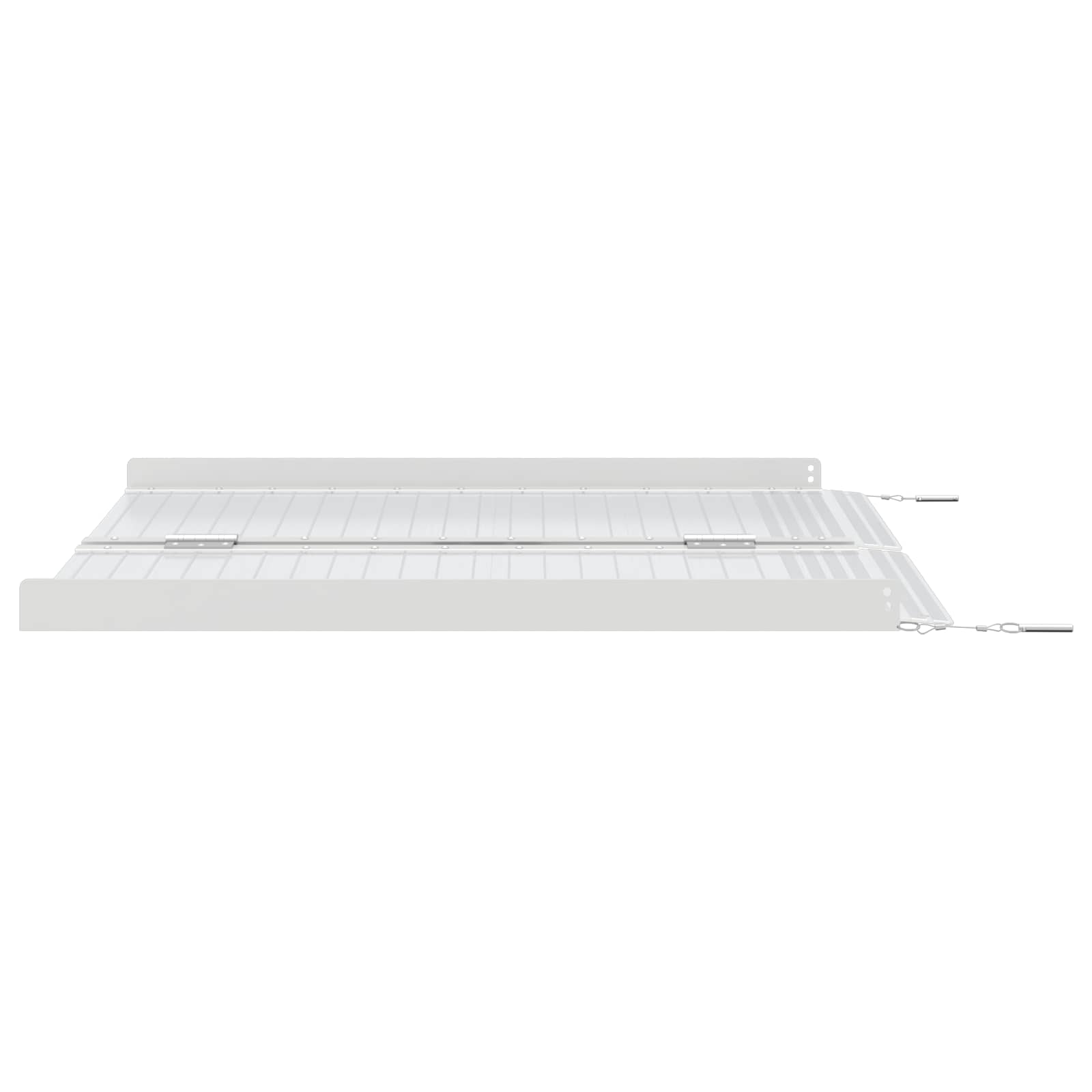Rolstoelhelling Zilver 92 x 73,5 x 5 cm Aluminium