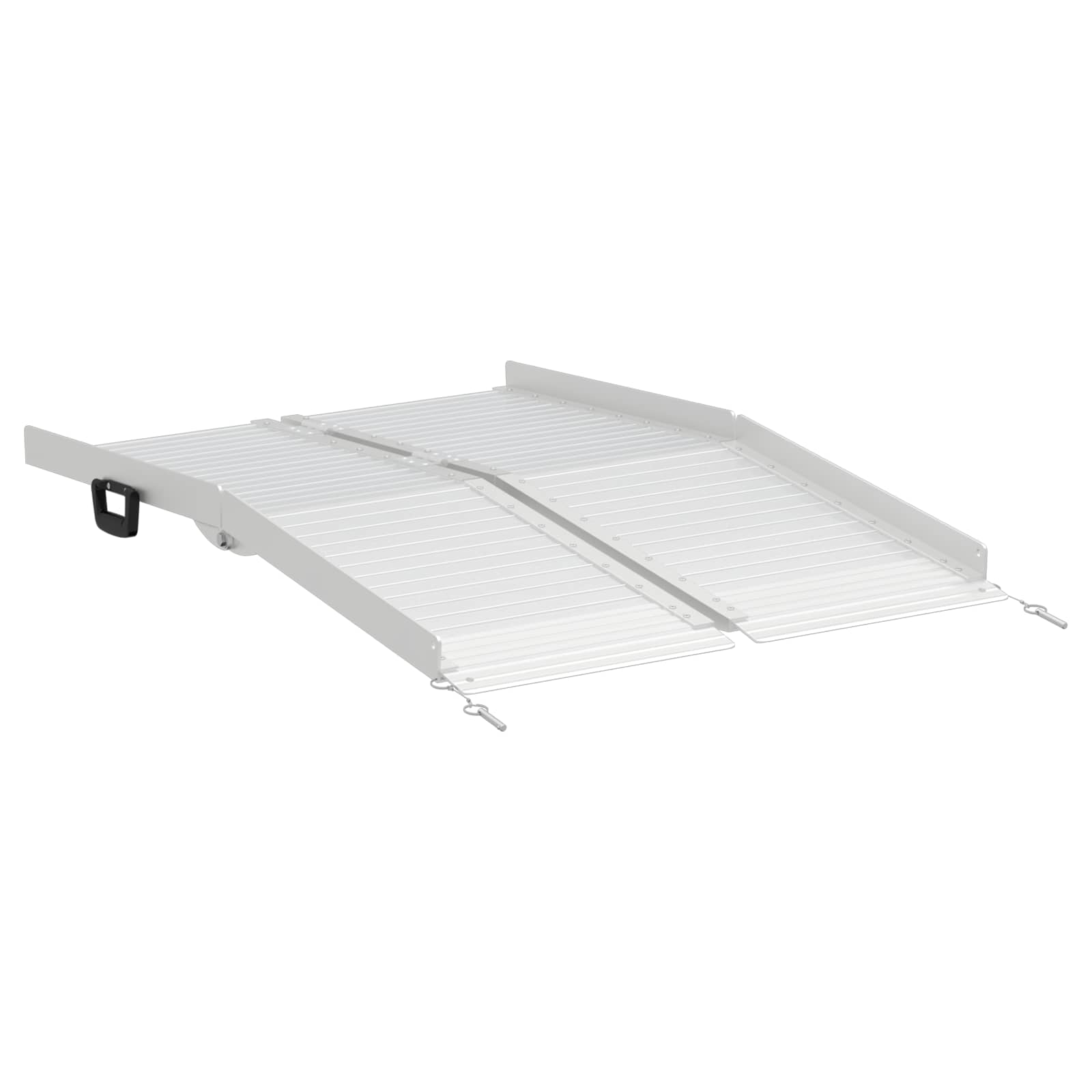 Rolstoelhelling Zilver 122 x 73,5 x 11 cm Aluminium