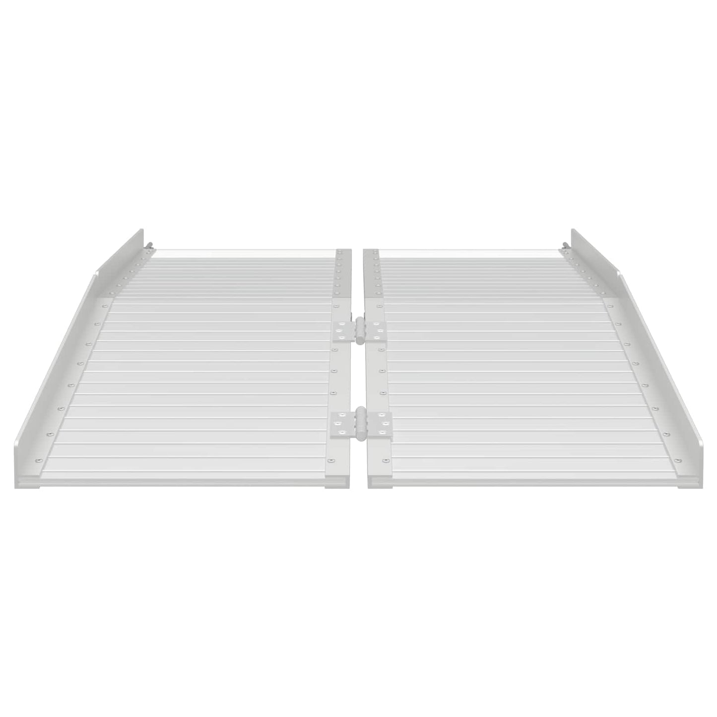 Rolstoelhelling Zilver 122 x 73,5 x 11 cm Aluminium