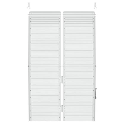 Rolstoelhelling Zilver 122 x 73,5 x 11 cm Aluminium