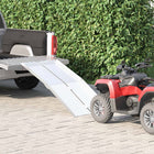 Rolstoelhelling aluminium 152x73x11 cm zilver 270 kg