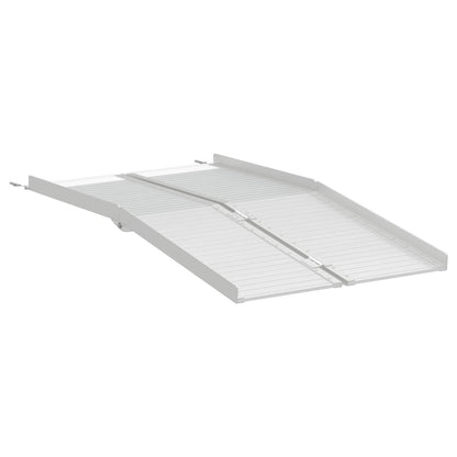 Rolstoelhelling Zilver 152 x 73 x 11 cm Aluminium