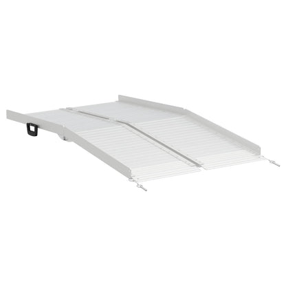 Rolstoelhelling Zilver 152 x 73 x 11 cm Aluminium