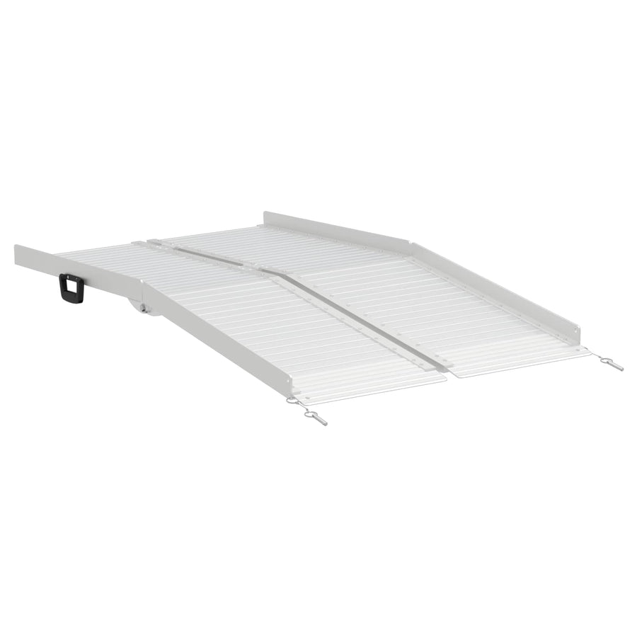 Rolstoelhelling Zilver 152 x 73 x 11 cm Aluminium