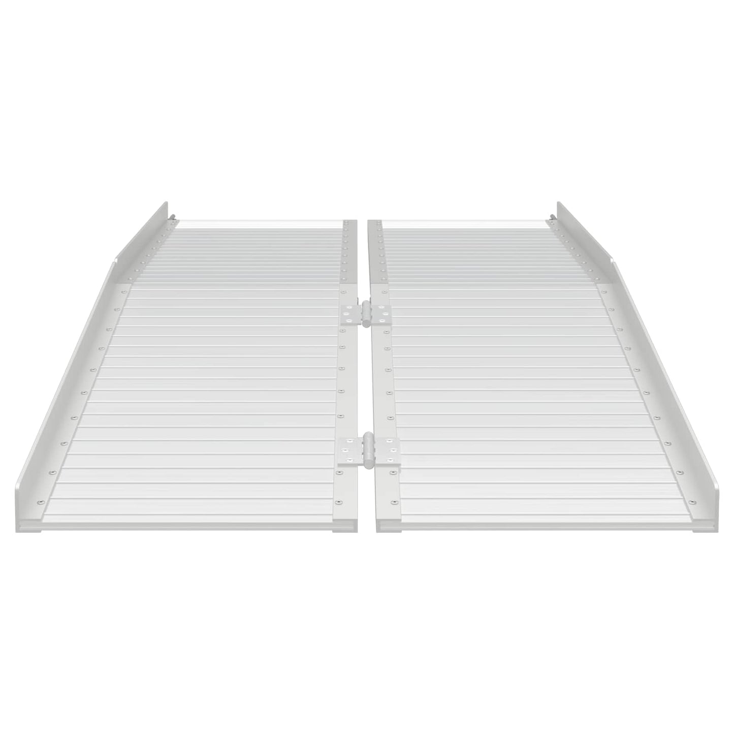 Rolstoelhelling Zilver 152 x 73 x 11 cm Aluminium