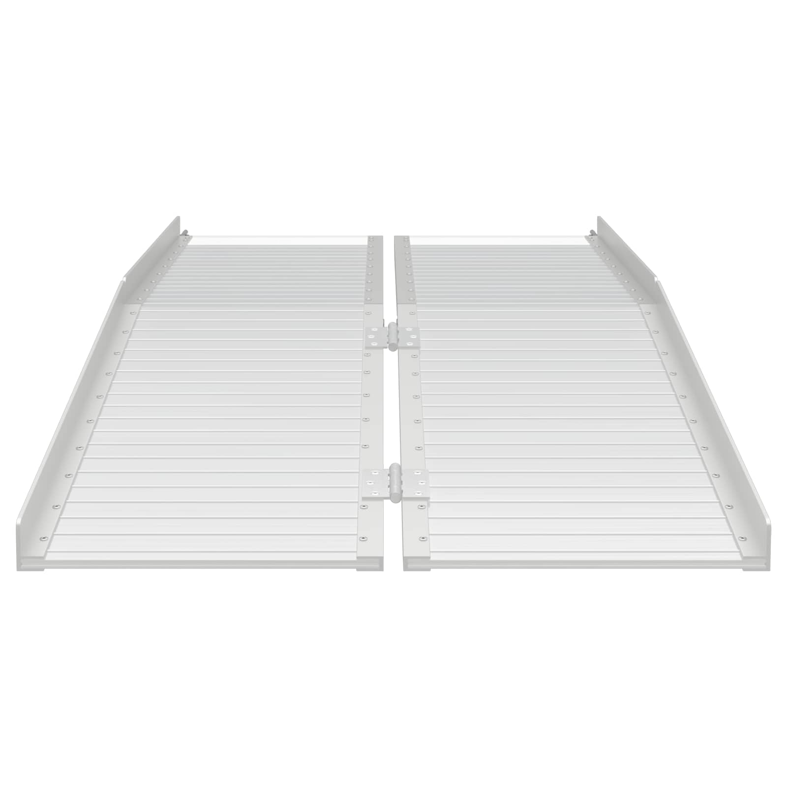 Rolstoelhelling Zilver 152 x 73 x 11 cm Aluminium