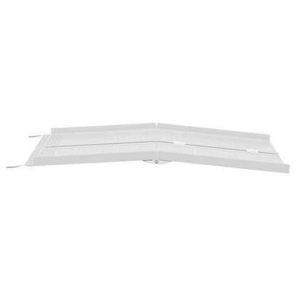 Rolstoelhelling Zilver 152 x 73 x 11 cm Aluminium