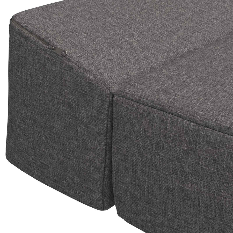 Opvouwbare slaapbank Lichtgrijs 70 x 60 x 63 cm Stof