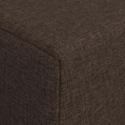 Vouwbare Bankbed Taupe 200 x 70 x 15 cm Stof
