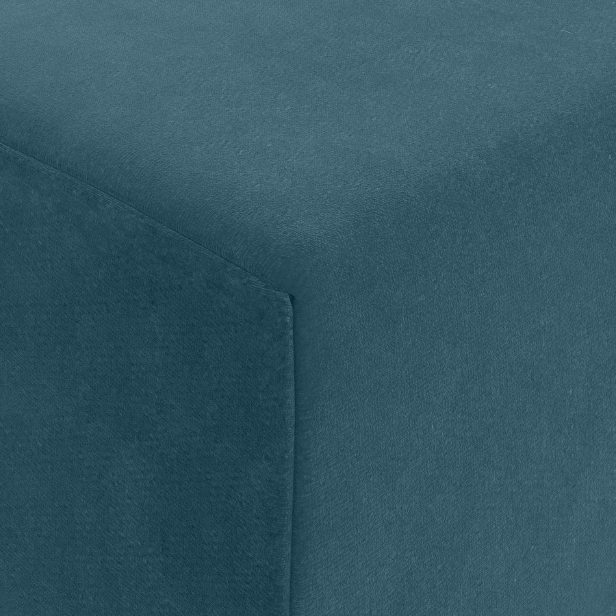 Vouwbare Bankbed Blauw 200 x 70 x 15 cm Fluweel