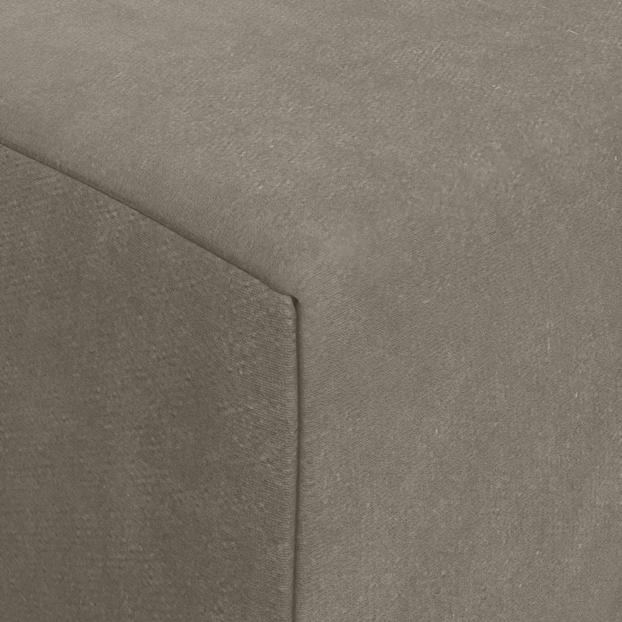 Vouwbare Bankbed Lichtgrijs 200 x 70 x 15 cm Fluweel