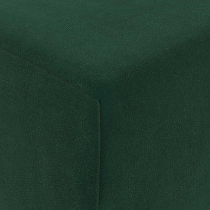 Vouwbare Bankbed Donkergroen 200 x 70 x 15 cm Fluweel