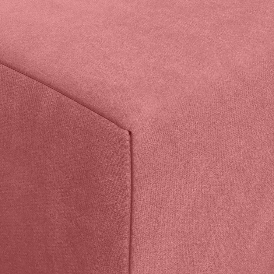 Vouwbare Bankbed Roze 200 x 70 x 15 cm Fluweel
