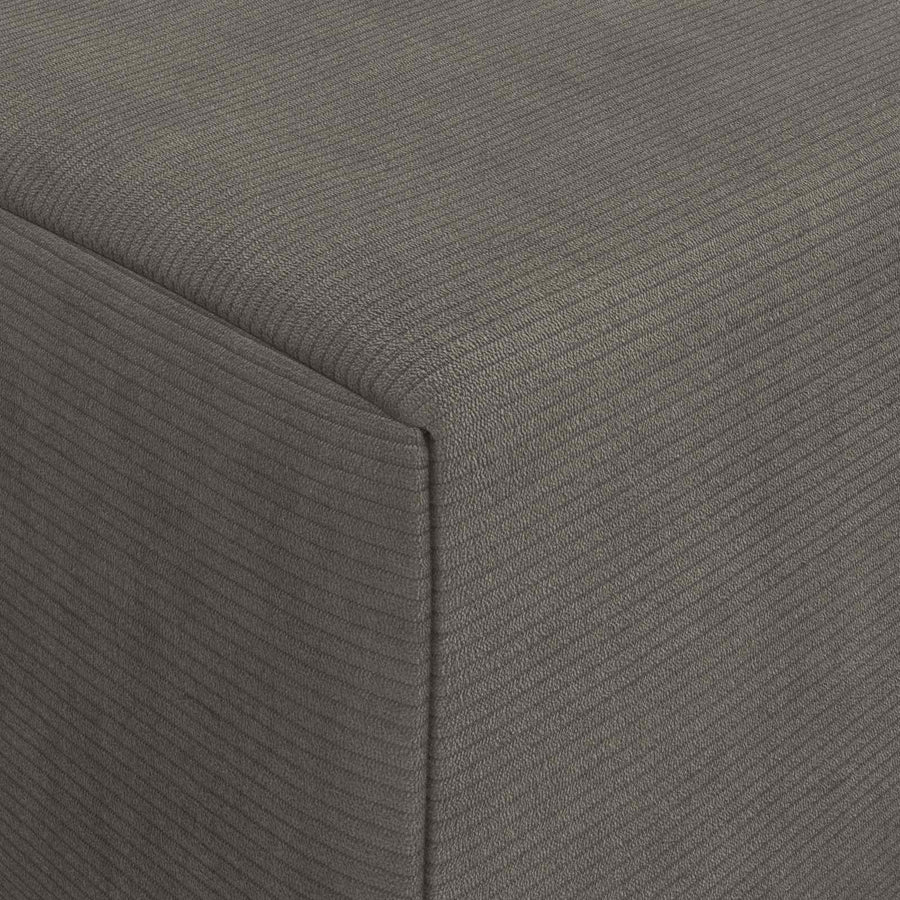 Vouwbare Bankbed Lichtgrijs 200 x 70 x 15 cm Katoen Stof