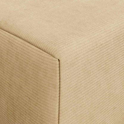 Vouwbare Bankbed Lichtgroen Grijs 200 x 70 x 15 cm Katoen Stof