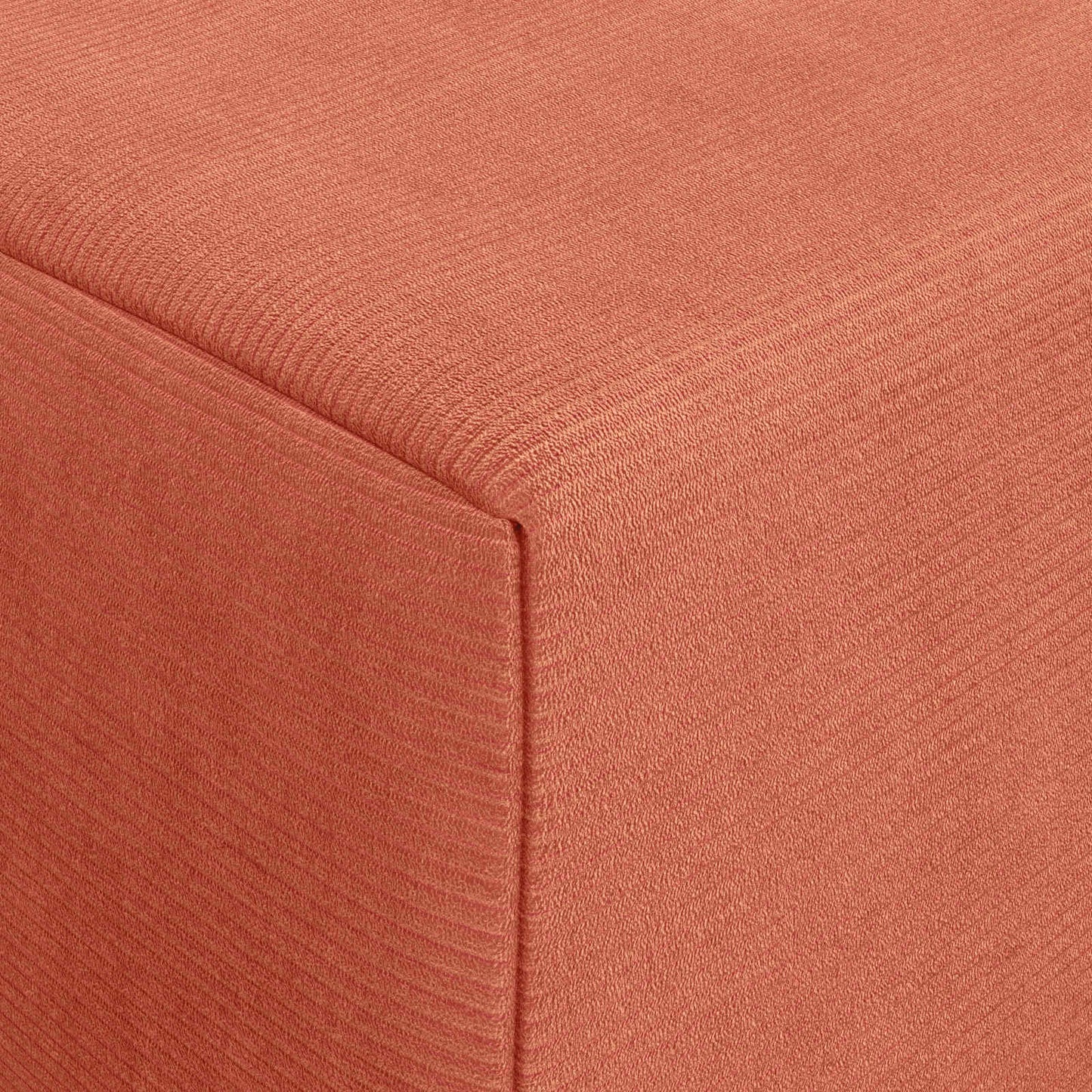 Vouwbare Bankbed Rood-oranje 200 x 70 x 15 cm Katoen Stof