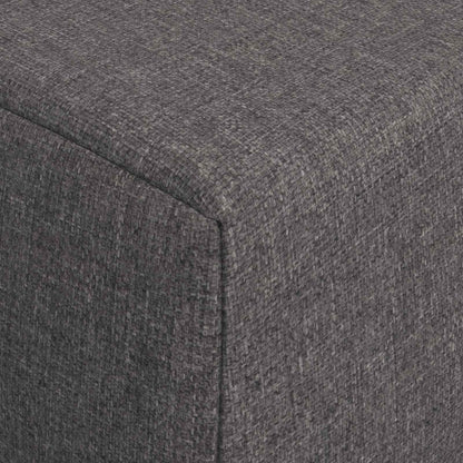 Vouwbare Bankbed Lichtgrijs 200 x 70 x 10 cm Stof