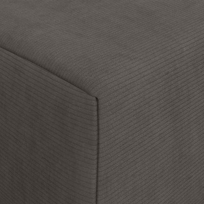 Vouwbare Bankbed Donkergrijs 200 x 70 x 10 cm Katoen Stof
