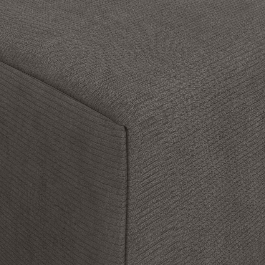 Vouwbare Bankbed Donkergrijs 200 x 70 x 10 cm Katoen Stof