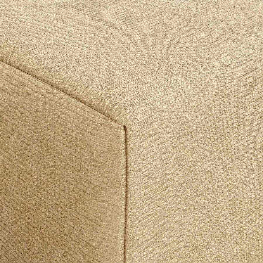 Vouwbare Bankbed Lichtgroen Grijs 200 x 70 x 10 cm Katoen Stof