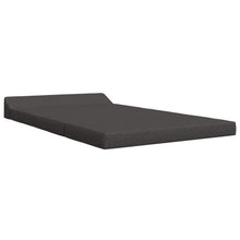 Vouwbare Sofa Bed Matras Donkergrijs 120 x 60 x 49 cm Stof