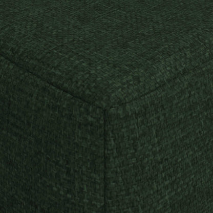 Vouwbare Bankbed Donkergroen 120 x 60 x 49 cm Stof