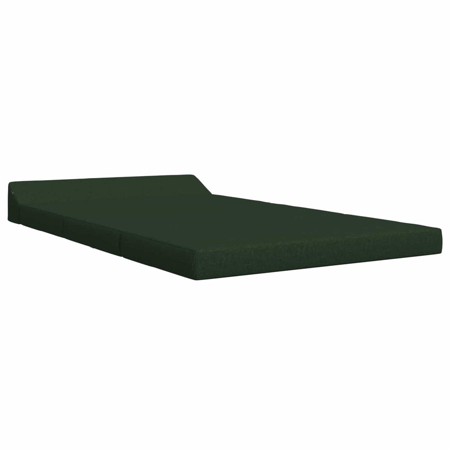 Vouwbare Bankbed Donkergroen 120 x 60 x 49 cm Stof
