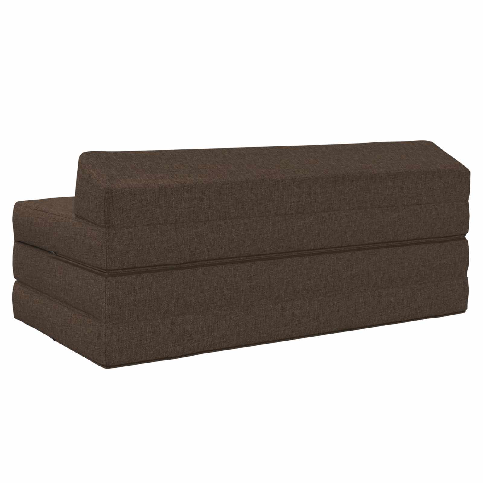 Vouwbare Bankbed Taupe 120 x 60 x 49 cm Stof