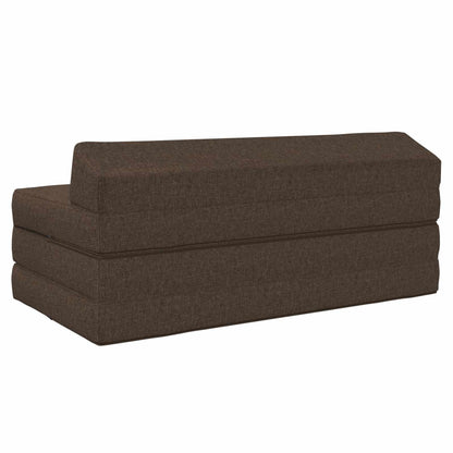 Vouwbare Bankbed Taupe 120 x 60 x 49 cm Stof