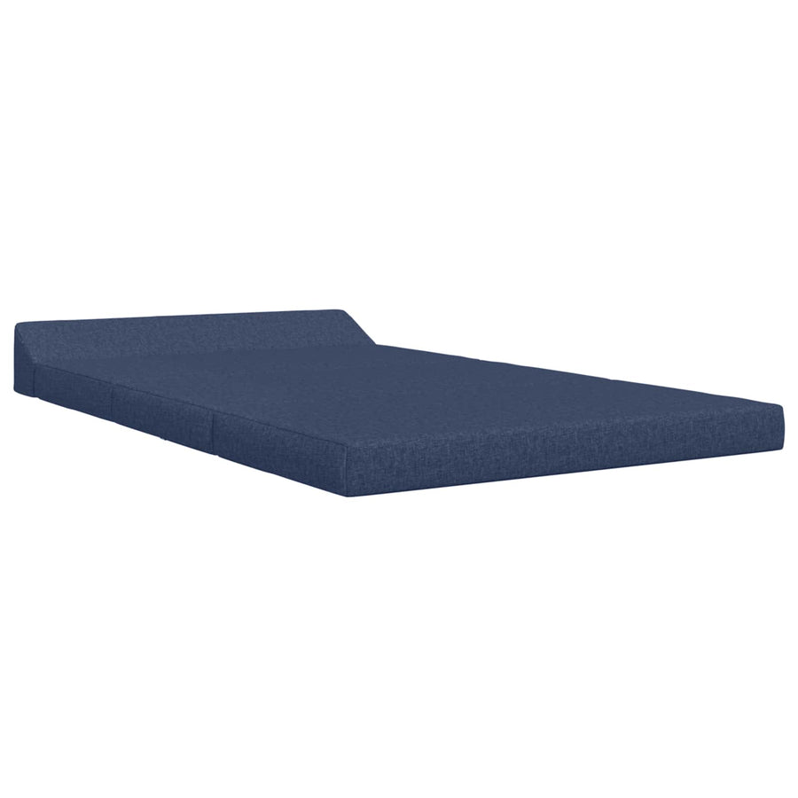 Vouwbare Bankbed Blauw 120 x 60 x 49 cm Stof