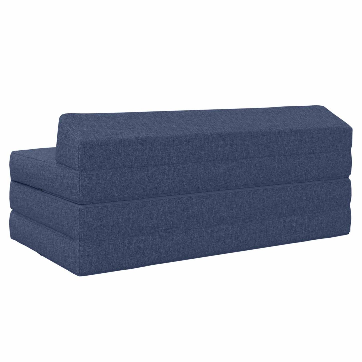 Vouwbare Bankbed Blauw 120 x 60 x 49 cm Stof