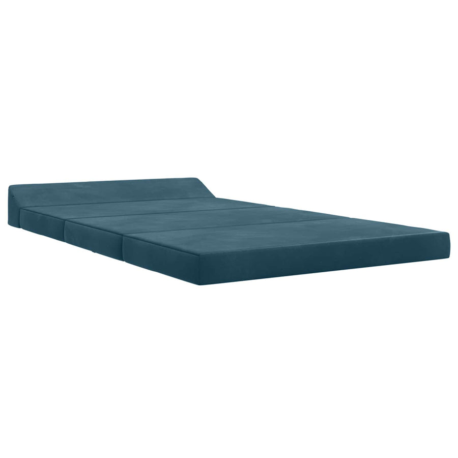 Vouwbare Bankbed Blauw 120 x 60 x 49 cm Stof