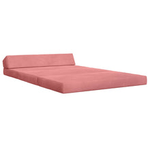 Vouwbare Bankbed Roze 120 x 60 x 49 cm Stof