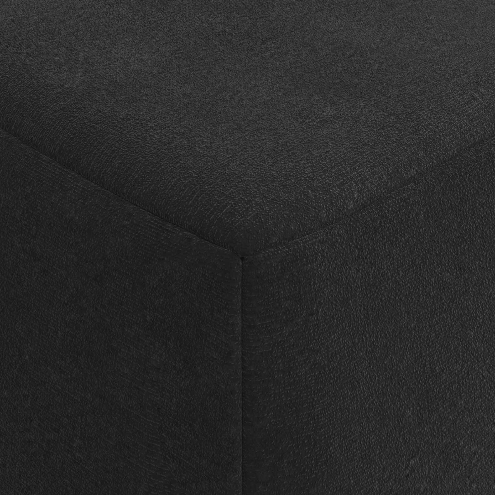 Vouwbare Bankbed Zwart 120 x 60 x 49 cm Stof