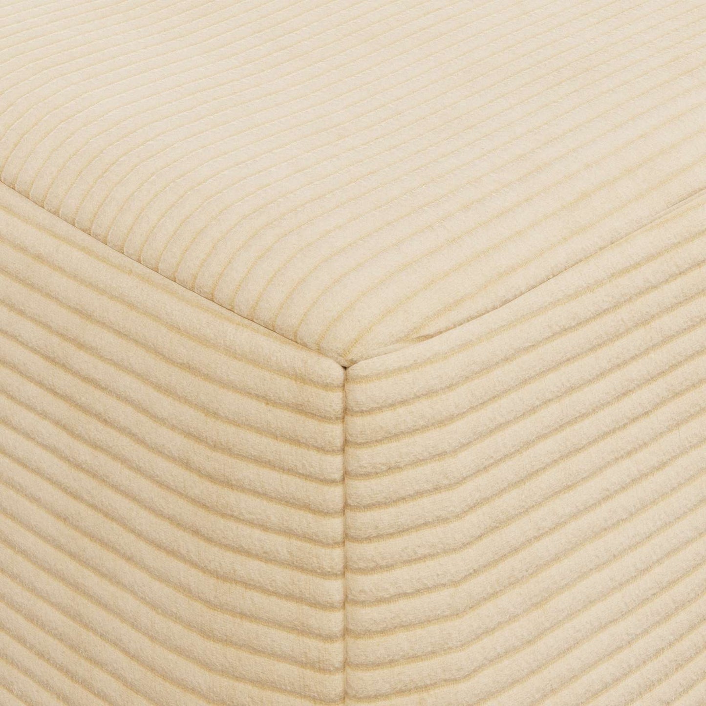 Vouwbare Bankbed Crèmekleurig 120 x 60 x 49 cm Stof