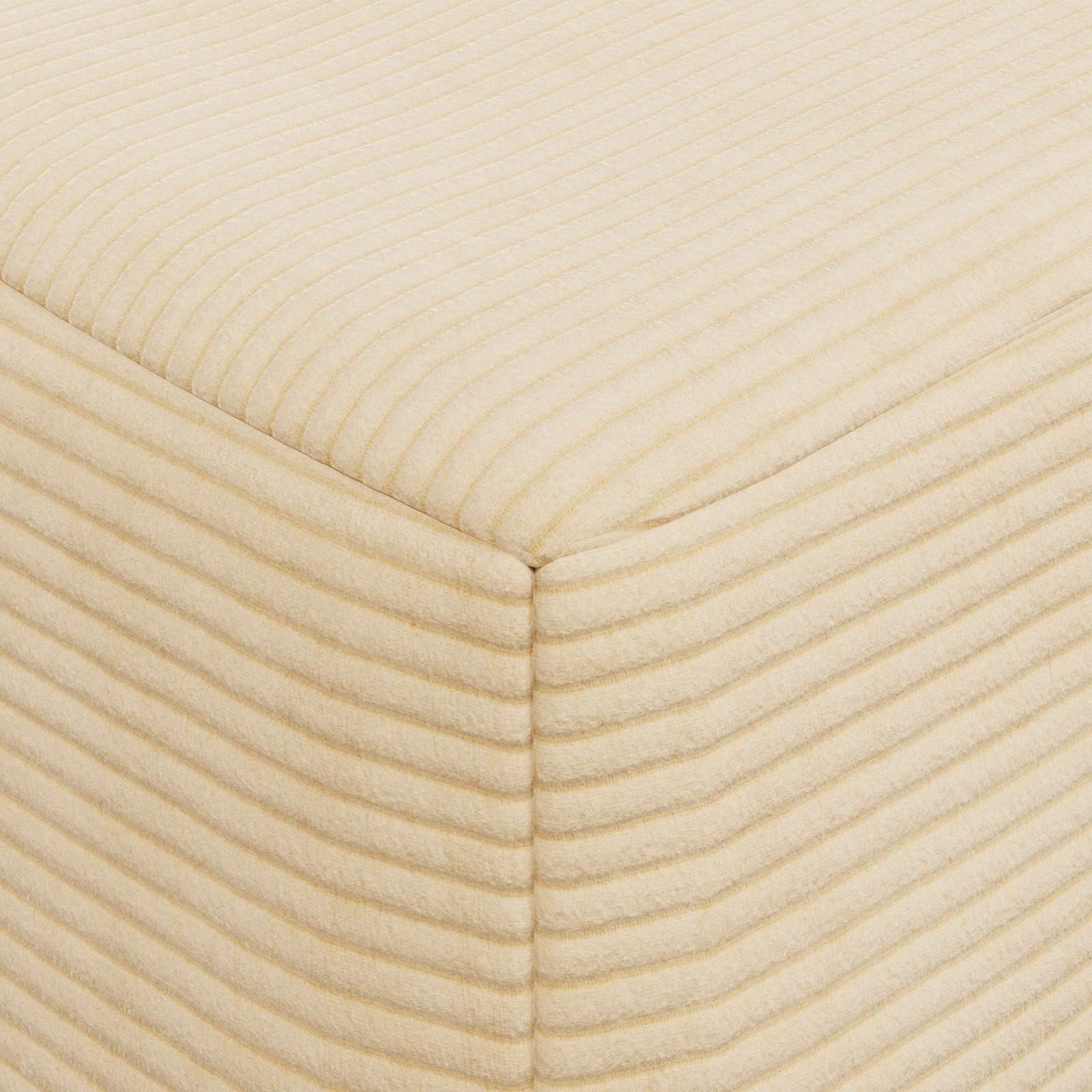 Vouwbare Bankbed Crèmekleurig 120 x 60 x 49 cm Stof