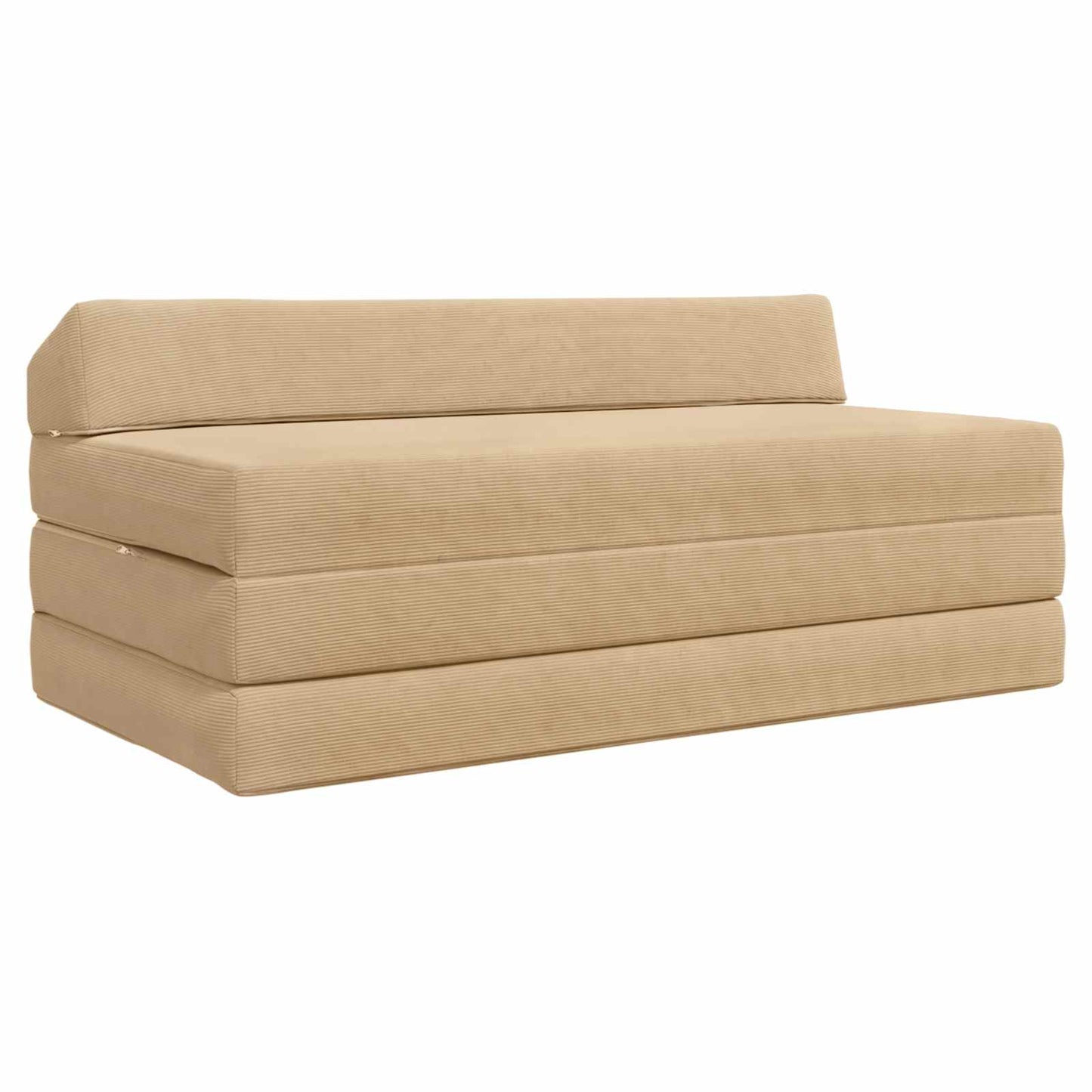 Vouwbare Bankbed Groen Grijs 120 x 60 x 49 cm Stof