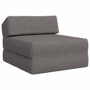 Bankbed lichtgrijs 60x70x41 cm stof