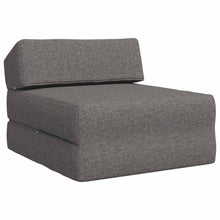 Vouwbare Bankbed Lichtgrijs 60 x 70 x 41 cm Stof