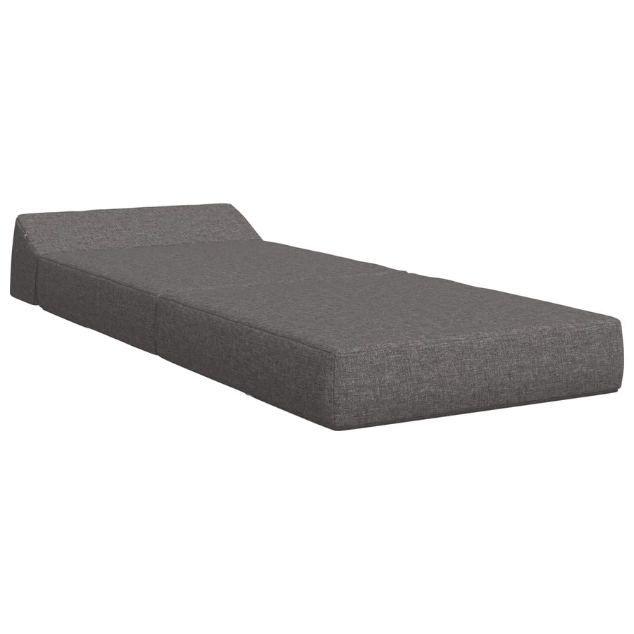 Vouwbare Bankbed Lichtgrijs 60 x 70 x 41 cm Stof