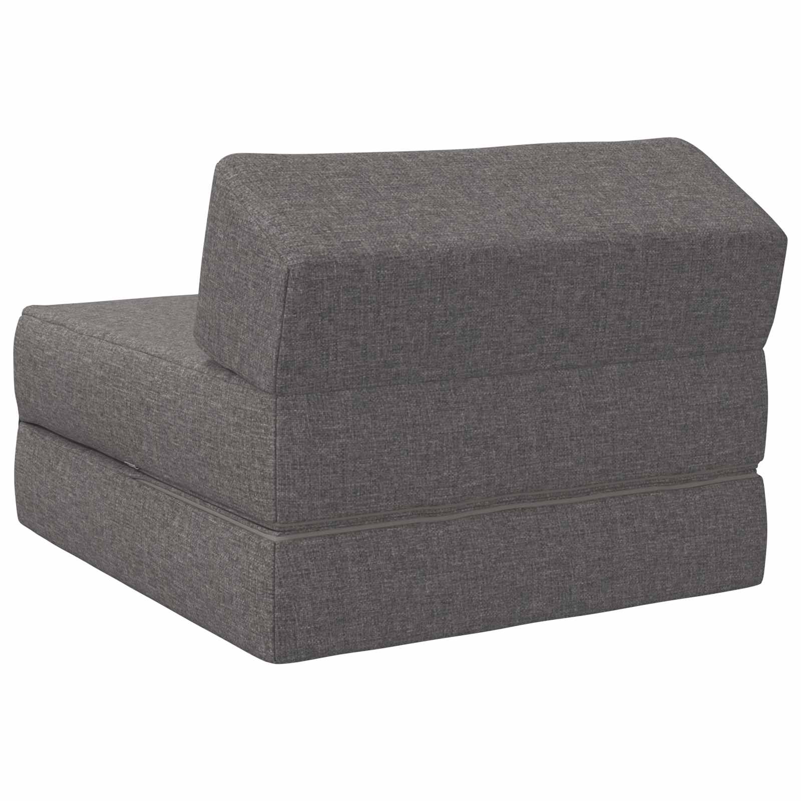 Vouwbare Bankbed Lichtgrijs 60 x 70 x 41 cm Stof