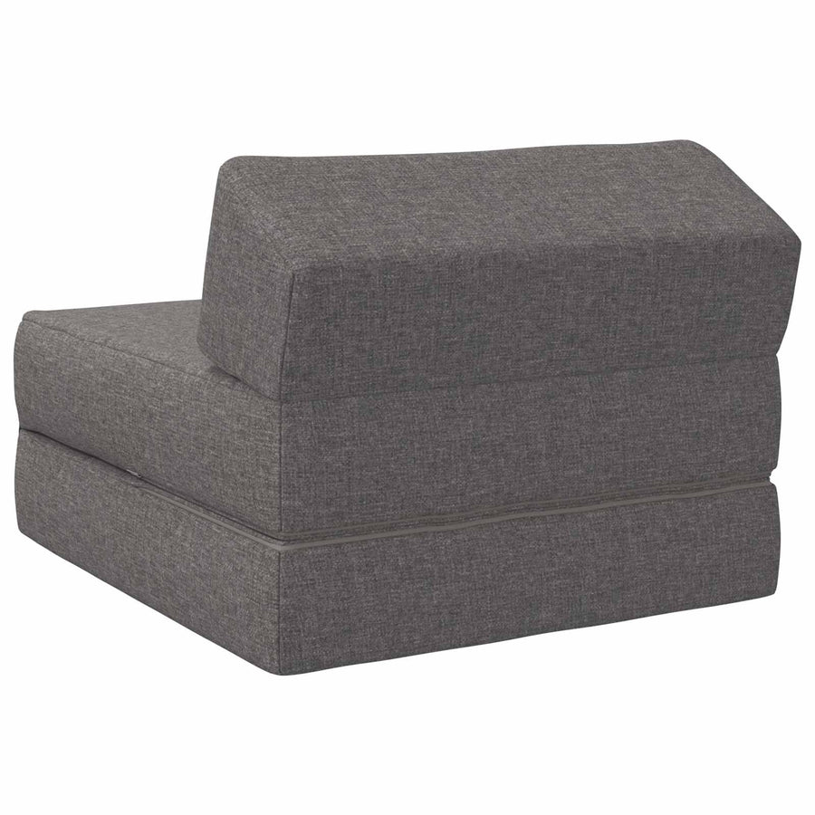 Vouwbare Bankbed Lichtgrijs 60 x 70 x 41 cm Stof