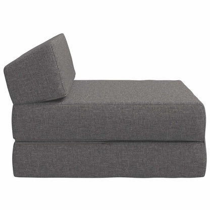 Vouwbare Bankbed Lichtgrijs 60 x 70 x 41 cm Stof