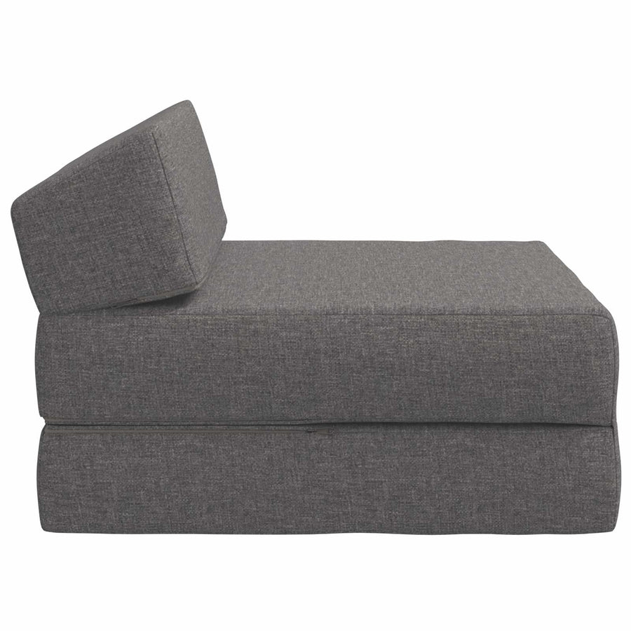Vouwbare Bankbed Lichtgrijs 60 x 70 x 41 cm Stof