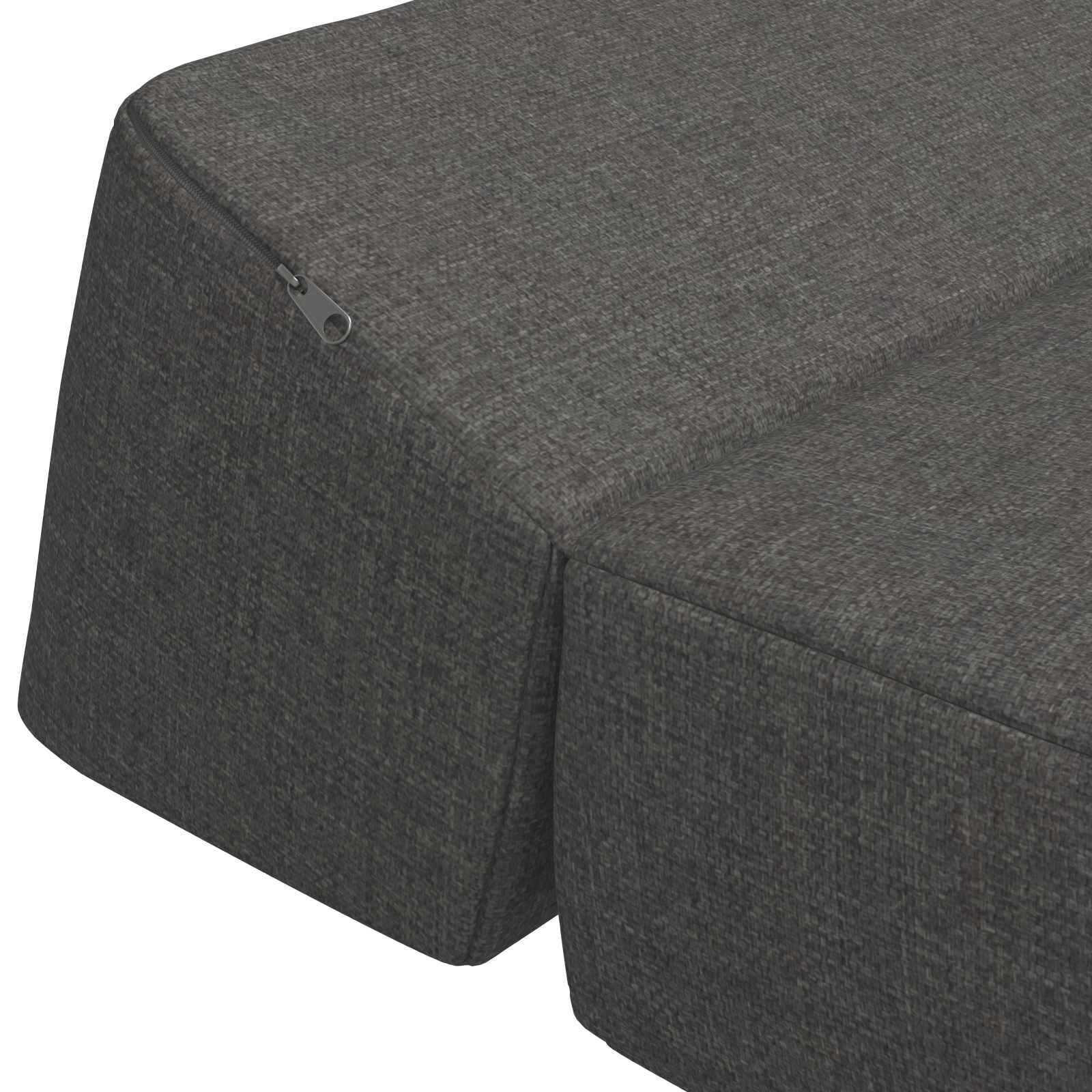 Vouwbare Bankbed Donkergrijs 60 x 70 x 41 cm Stof