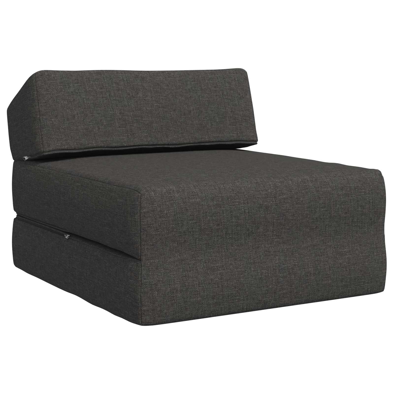 Vouwbare Bankbed Donkergrijs 60 x 70 x 41 cm Stof