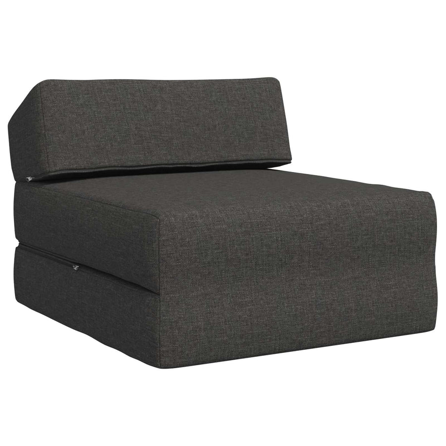 Vouwbare Bankbed Donkergrijs 60 x 70 x 41 cm Stof